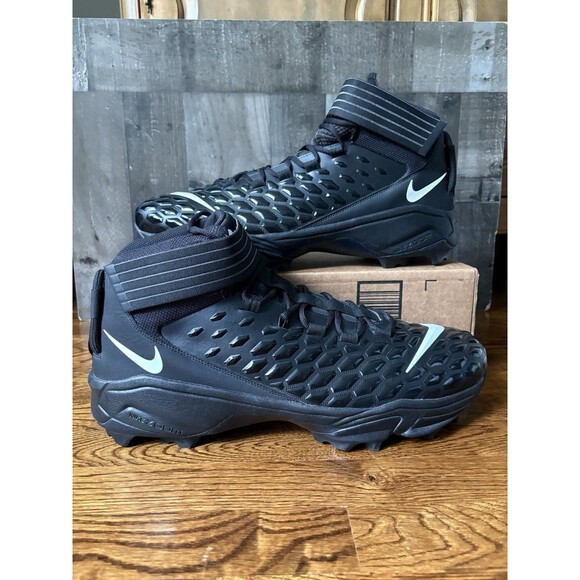 Nike Force Savage Shark 2 Football Cleats Black White Men Size 20 BV5448-001